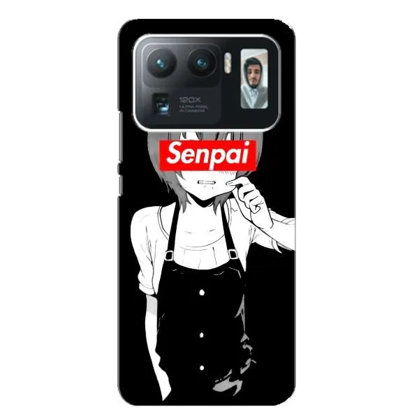Чехол с принтом «Senpai» для Xiaomi Mi 11 Ultra Чехол с принтом «Senpai» для Xiaomi Mi 11 Ultra