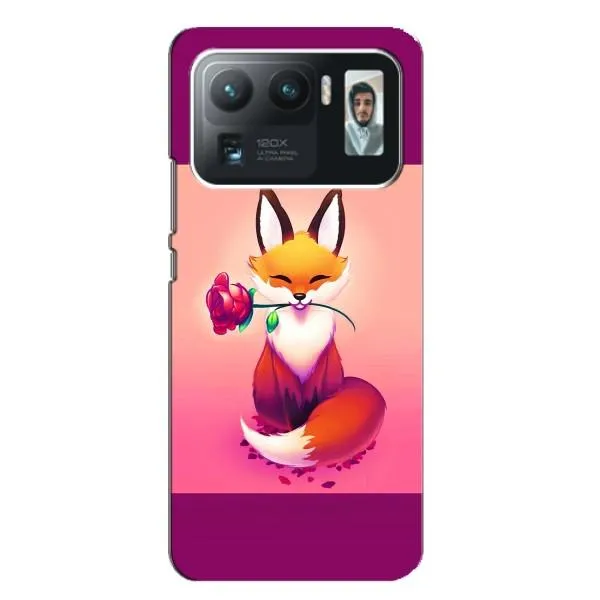 Чехол с принтом «Лисичка с розочкой» для Xiaomi Mi 11 Ultra Чехол с принтом «Лисичка с розочкой» для Xiaomi Mi 11 Ultra