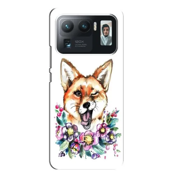 Чехол с принтом «Веселая лисичка» для Xiaomi Mi 11 Ultra Чехол с принтом «Веселая лисичка» для Xiaomi Mi 11 Ultra