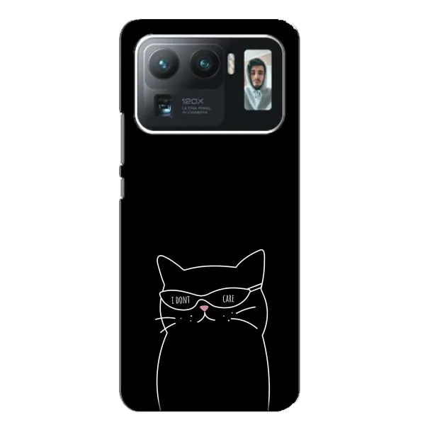 Чехол с принтом «Равнодушный кот» для Xiaomi Mi 11 Ultra