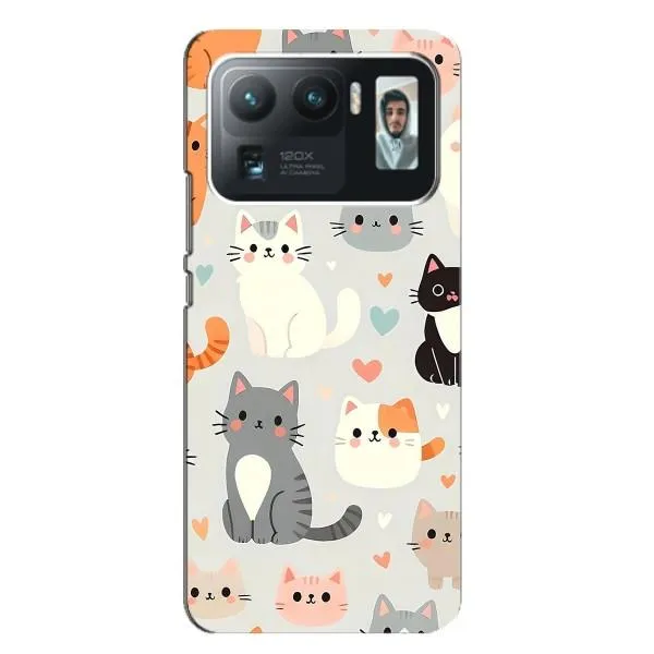 Чехол с принтом «Коллаж котов» для Xiaomi Mi 11 Ultra