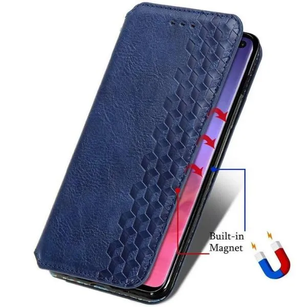 Кожаный чехол-книжка GETMAN Cubic (PU) для Xiaomi Mi 11 — Синий — фото 4