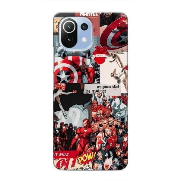 Чехол с принтом «Марвел Комикс» для Xiaomi Mi 11i