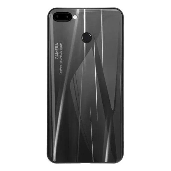 Чехол-бампер FASHION для Xiaomi Mi 8 Lite (градиент) — Черный Чехол-бампер FASHION для Xiaomi Mi 8 Lite (градиент) — Черный