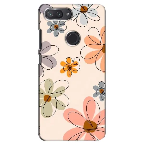 Чехол с принтом «Разноцветные цветы» для Xiaomi Mi 8 Lite