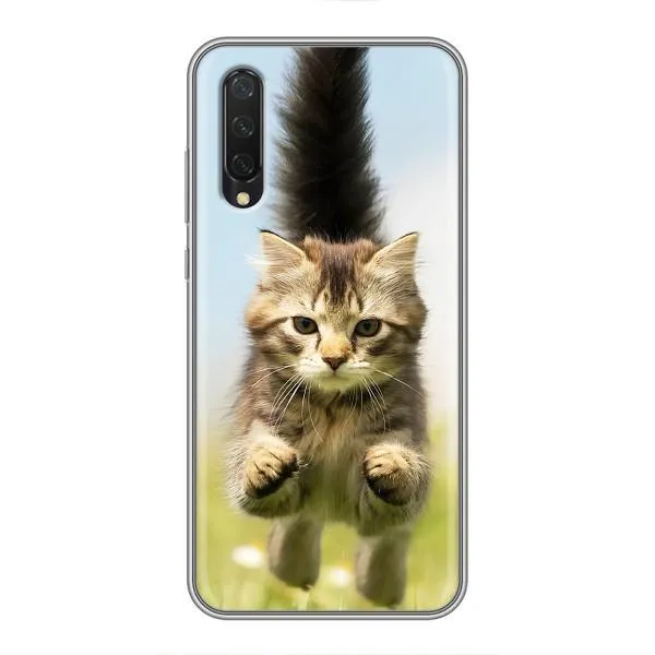 Чехол с принтом «Прыжок кота» для Xiaomi Mi 9 Lite Чехол с принтом «Прыжок кота» для Xiaomi Mi 9 Lite