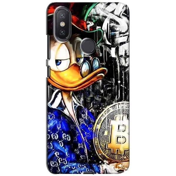 Чехол с принтом «Биткойн Скрудж» для Xiaomi Mi A2 Lite Чехол с принтом «Биткойн Скрудж» для Xiaomi Mi A2 Lite