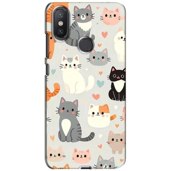 Чохол з принтом «Колаж котів» для Xiaomi Mi A2 Lite Чохол з принтом «Колаж котів» для Xiaomi Mi A2 Lite