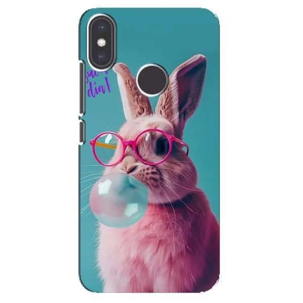 Чехол с принтом «Кролик в очках» для Xiaomi Mi A2 Чехол с принтом «Кролик в очках» для Xiaomi Mi A2
