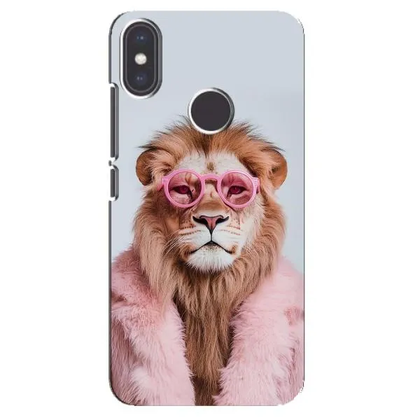 Чехол с принтом «Лев в очках» для Xiaomi Mi A2 Чехол с принтом «Лев в очках» для Xiaomi Mi A2