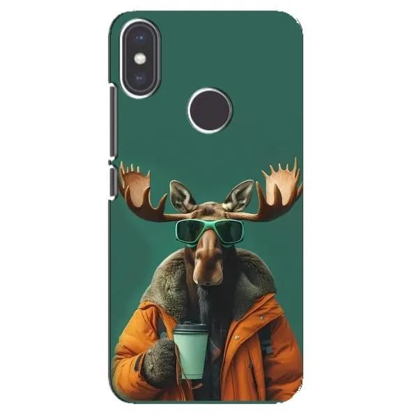 Чехол с принтом «Лось с кофе» для Xiaomi Mi A2 Чехол с принтом «Лось с кофе» для Xiaomi Mi A2