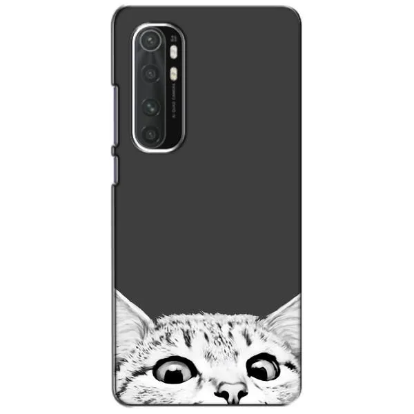 Чехол с принтом «Выглядывает кот» для Xiaomi Mi Note 10 Lite