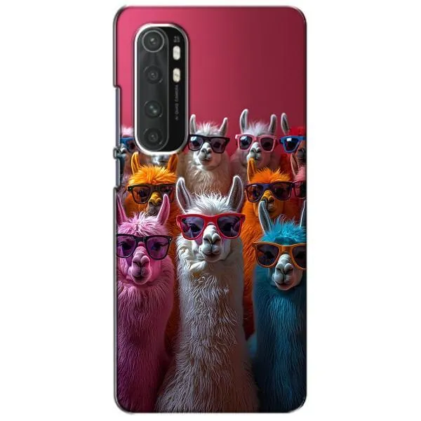 Чехол с принтом «Ламы в очках» для Xiaomi Mi Note 10 Lite Чехол с принтом «Ламы в очках» для Xiaomi Mi Note 10 Lite