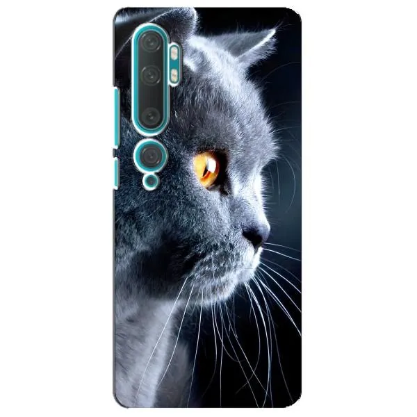 Чехол с принтом «Серый Кот» для Xiaomi Mi Note 10 Чехол с принтом «Серый Кот» для Xiaomi Mi Note 10