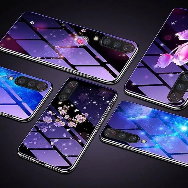 Защитный чехол Glass+TPU с глянцевой картинкой для Xiaomi Mi9 — Фиолетовый — фото 2 Защитный чехол Glass+TPU с глянцевой картинкой для Xiaomi Mi9 — Фиолетовый — фото 2