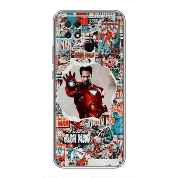 Чехол с принтом «Айронмен» для Xiaomi POCO C40 Чехол с принтом «Айронмен» для Xiaomi POCO C40