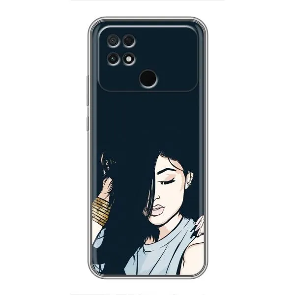 Чехол с принтом «Красивая девочка» для Xiaomi POCO C40 Чехол с принтом «Красивая девочка» для Xiaomi POCO C40