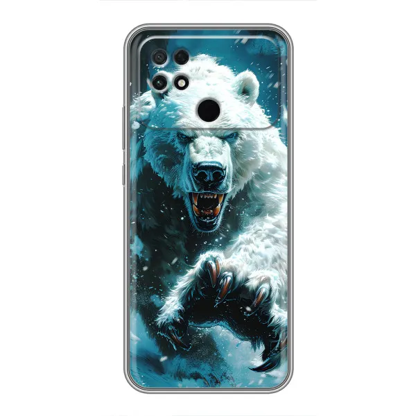 Чехол с принтом «Полярный медведь» для Xiaomi POCO C40