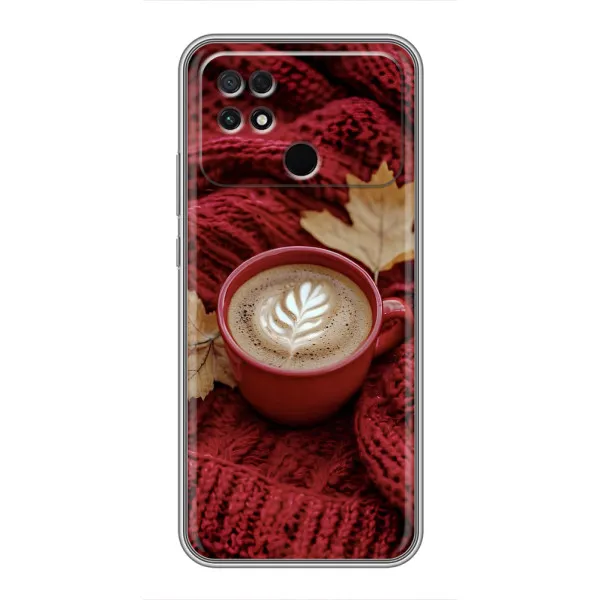 Чехол с принтом «Кофе на пледе» для Xiaomi POCO C40