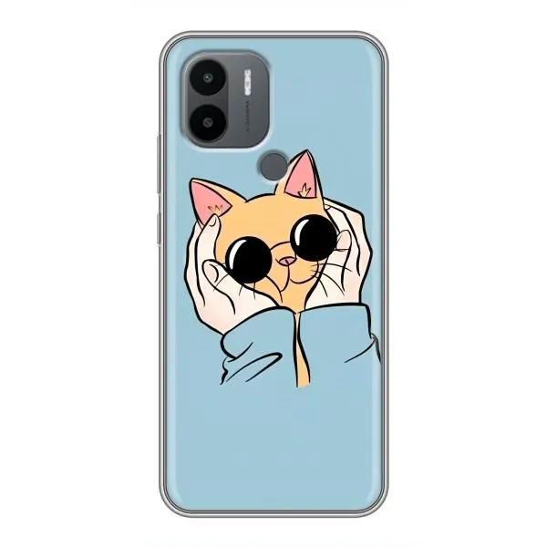 Чехол с принтом «Котик в очках» для Xiaomi Poco C50 Чехол с принтом «Котик в очках» для Xiaomi Poco C50