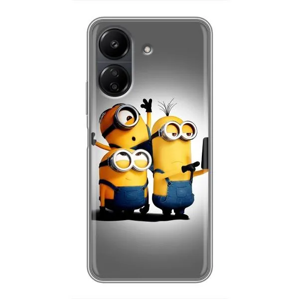 Чехол с принтом «Три миньона» для Xiaomi POCO C65 Чехол с принтом «Три миньона» для Xiaomi POCO C65