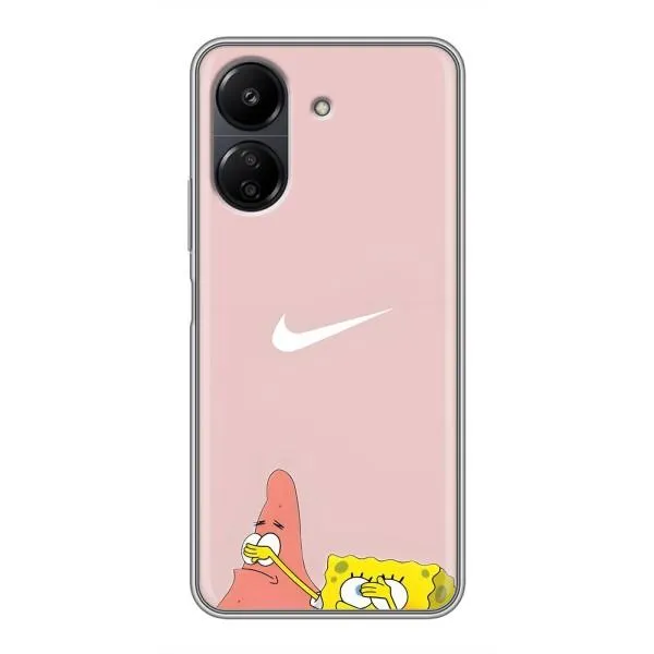 Чехол с принтом «Патрик и Губка» для Xiaomi POCO C65