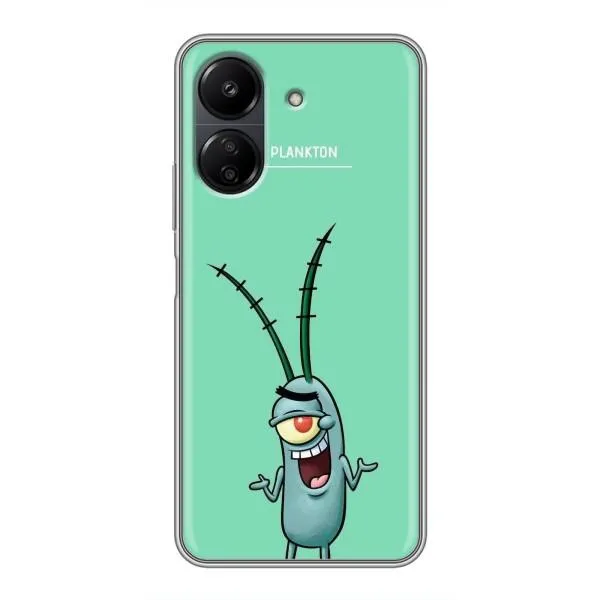 Чехол с принтом «Персонаж Планктон» для Xiaomi POCO C65