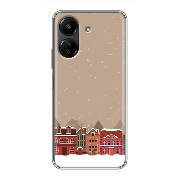Чехол с принтом «Зимний город» для Xiaomi POCO C65 Чехол с принтом «Зимний город» для Xiaomi POCO C65