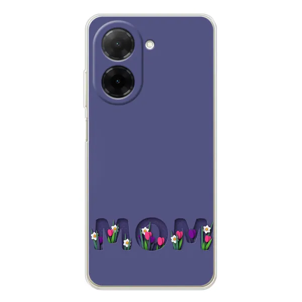 Чехол с принтом «Мама в цветах» для Xiaomi Poco C71