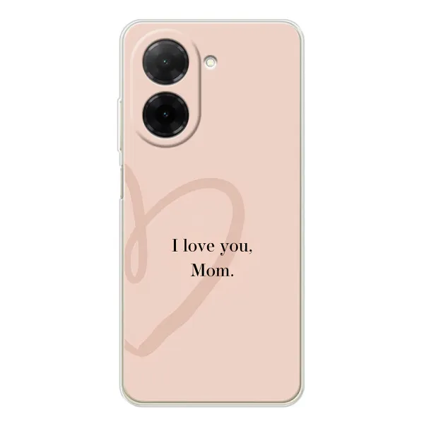 Чехол с принтом «Сердце маме» для Xiaomi Poco C71