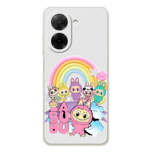 Чехол с принтом «Фон Лабубу» для Xiaomi Poco C71