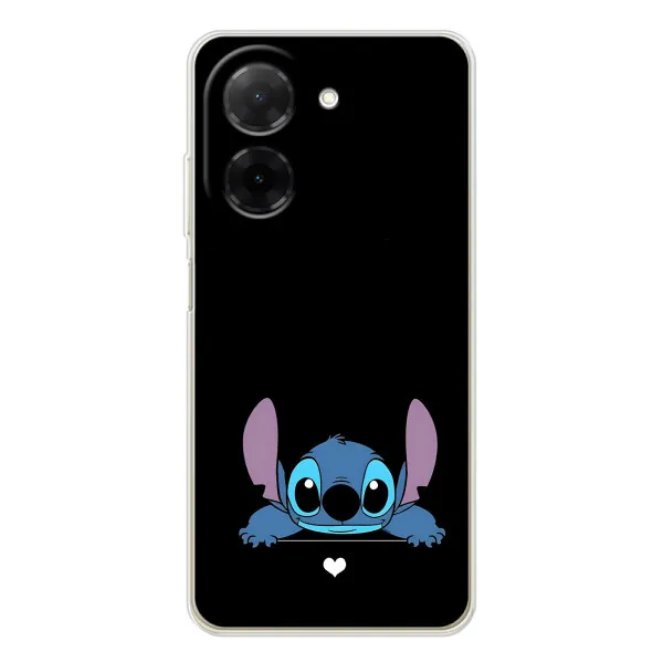 Чехол с принтом «Стич на черном» для Xiaomi Poco C71 Чехол с принтом «Стич на черном» для Xiaomi Poco C71