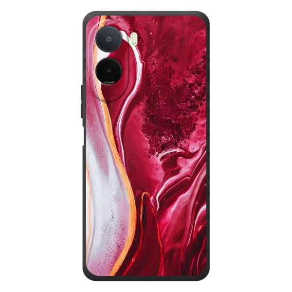 Чехол с принтом «Мрамор красный» для Xiaomi Poco C81 Pro Чехол с принтом «Мрамор красный» для Xiaomi Poco C81 Pro
