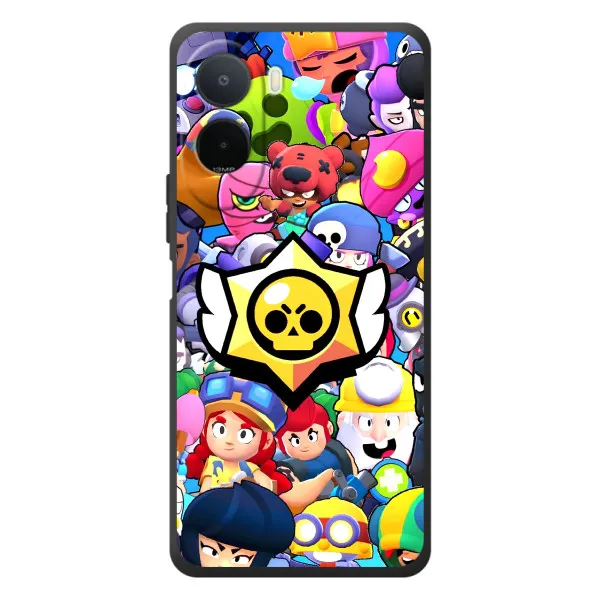 Чехол с принтом «Лого Brawl Stars» для Xiaomi Poco C81 Pro Чехол с принтом «Лого Brawl Stars» для Xiaomi Poco C81 Pro