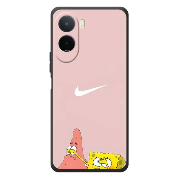 Чехол с принтом «Патрик и Губка» для Xiaomi Poco C81 Pro