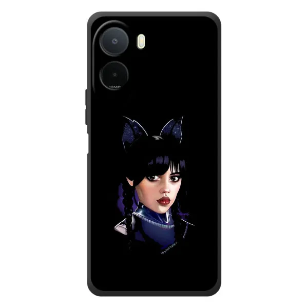 Чехол с принтом «серьезная Уэнздей» для Xiaomi Poco C81 Pro