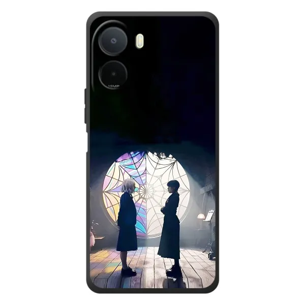 Чехол с принтом «Уэнздей и Инид» для Xiaomi Poco C81 Pro