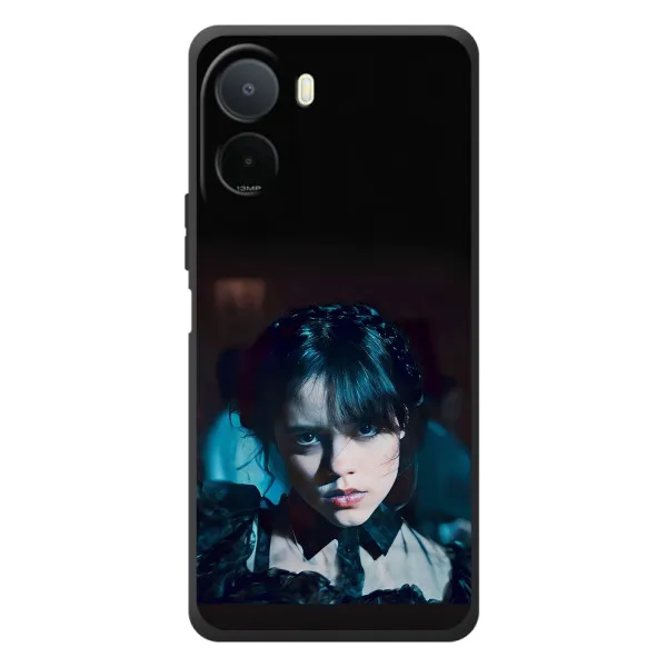 Чехол с принтом «взгляд Уэнздей» для Xiaomi Poco C81 Pro