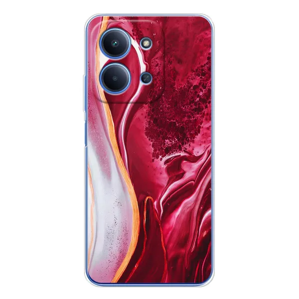 Чохол з принтом «Мрамор червоний» для Xiaomi Poco C85