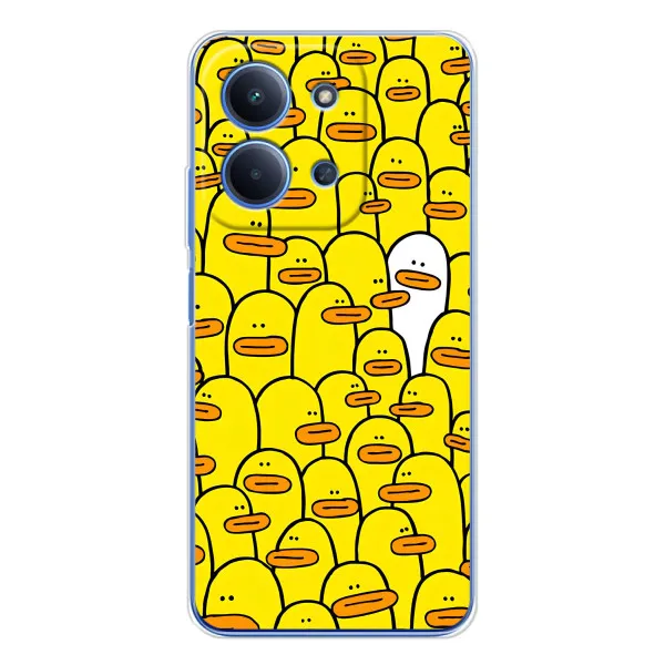 Чехол с принтом «Белая уточка» для Xiaomi Poco C85