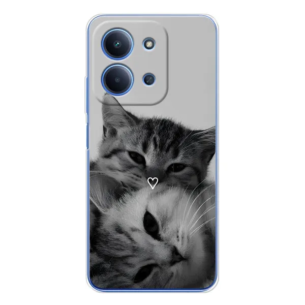 Чехол с принтом «Пара котов» для Xiaomi Poco C85 Чехол с принтом «Пара котов» для Xiaomi Poco C85