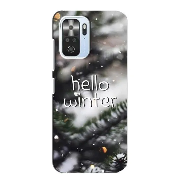 Чехол с принтом «Hello winter» для Xiaomi POCO F3 Чехол с принтом «Hello winter» для Xiaomi POCO F3