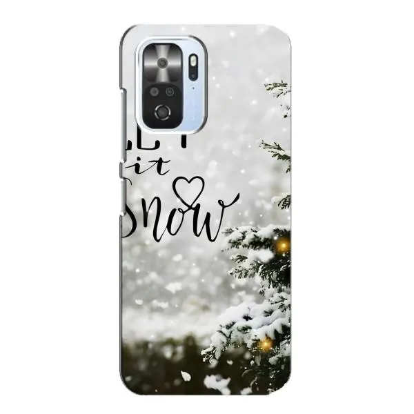 Чехол с принтом «Let it snow» для Xiaomi POCO F3 Чехол с принтом «Let it snow» для Xiaomi POCO F3