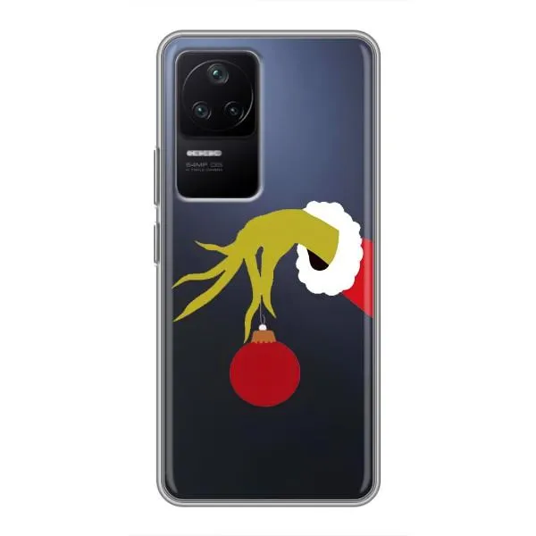 Чехол с принтом «Гринч с игрушкой» для Xiaomi POCO F4 (5G) Чехол с принтом «Гринч с игрушкой» для Xiaomi POCO F4 (5G)