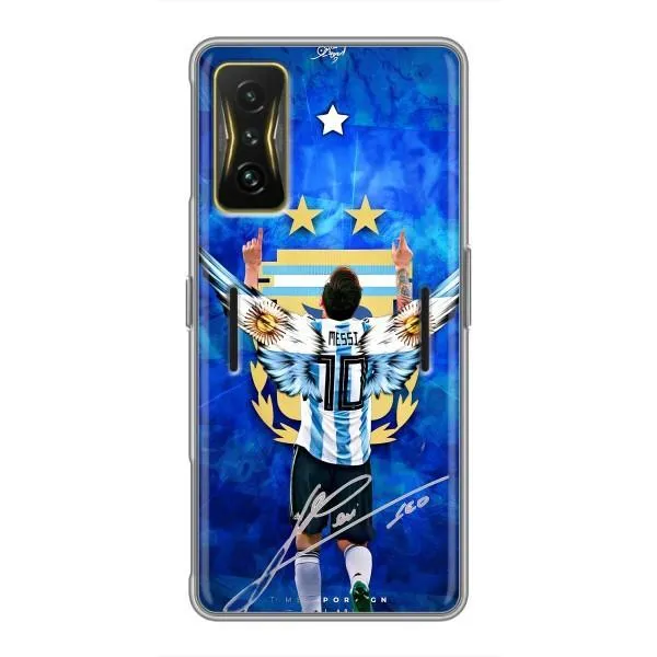 Чехол с принтом «Месси Аргентина» для Xiaomi POCO F4 GT Чехол с принтом «Месси Аргентина» для Xiaomi POCO F4 GT