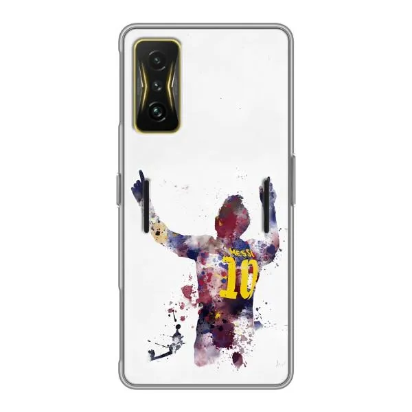 Чехол с принтом «Messi Barca» для Xiaomi POCO F4 GT Чехол с принтом «Messi Barca» для Xiaomi POCO F4 GT