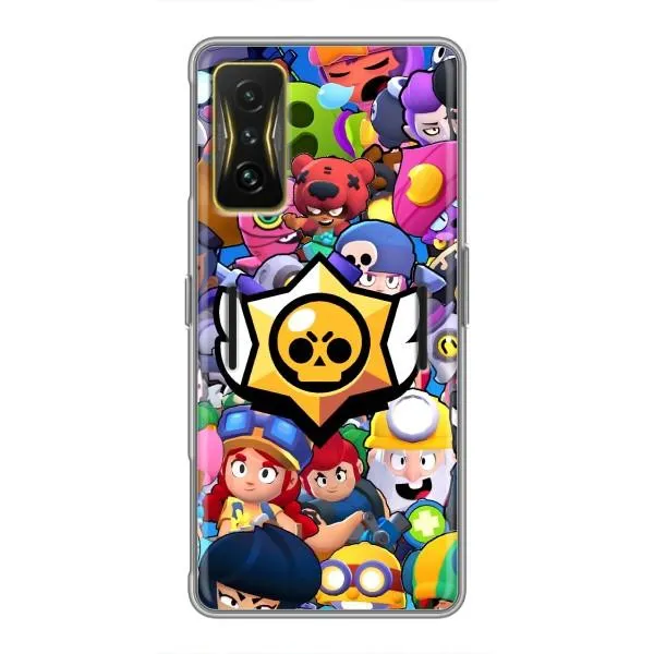 Чехол с принтом «Лого Brawl Stars» для Xiaomi POCO F4 GT Чехол с принтом «Лого Brawl Stars» для Xiaomi POCO F4 GT