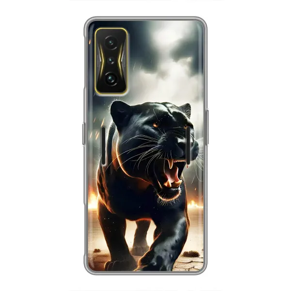 Чехол с принтом «Черная пантера» для Xiaomi POCO F4 GT Чехол с принтом «Черная пантера» для Xiaomi POCO F4 GT