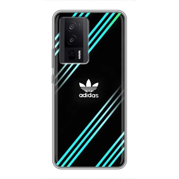 Чехол с принтом «Адидас с полосами» для Xiaomi POCO F5 Pro