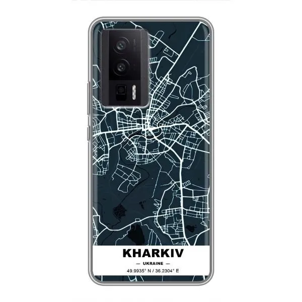 Чехол с принтом «Харьков» для Xiaomi POCO F5 Pro